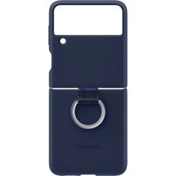 SAMSUNG Silikon Handyhülle mit Ring, Lavendel – Kompatibel mit Galaxy Z Flip3 5G | Schützende Handy Hülle -Smartphone Zubehör Verkaufsgeschäft SAMSUNG Silicone Cover Ring Handyh lle@@1793900 3