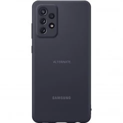 SAMSUNG Silikon Handyhülle für Galaxy A72 - Schwarz | Robuste Handy Hüllen -Smartphone Zubehör Verkaufsgeschäft SAMSUNG Silicone Cover Handyh lle@@1752107 3