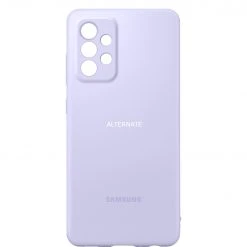 SAMSUNG Silikon Handyhülle für Galaxy A52 5G - Violett, Schützende Handy Hülle