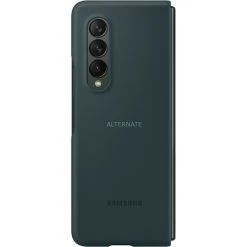 SAMSUNG Silikon Handyhülle für Galaxy Z Fold3 5G - Schützende Hülle in Grün -Smartphone Zubehör Verkaufsgeschäft SAMSUNG Silicone Cover Handyh lle@@1793990 3