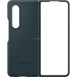 SAMSUNG Silikon Handyhülle für Galaxy Z Fold3 5G - Schützende Hülle in Grün -Smartphone Zubehör Verkaufsgeschäft SAMSUNG Silicone Cover Handyh lle@@1793990 5