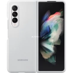 SAMSUNG Silikon Handyhülle für Galaxy Z Fold3 5G - Weiß | Schützende Handy Hülle -Smartphone Zubehör Verkaufsgeschäft SAMSUNG Silicone Cover Handyh lle@@1794143 2