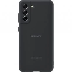 SAMSUNG Silikon Handyhülle für Galaxy S21 FE - Schwarz | Robuste Handy Hüllen -Smartphone Zubehör Verkaufsgeschäft SAMSUNG Silicone Cover Handyh lle@@1813880 2