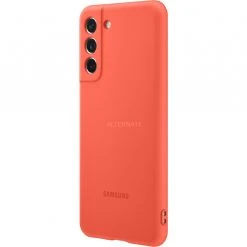 SAMSUNG Silikon Handyhülle für Galaxy S21 FE - Koralle | Schützende Handy Hülle -Smartphone Zubehör Verkaufsgeschäft SAMSUNG Silicone Cover Handyh lle@@1813883 3