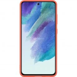 SAMSUNG Silikon Handyhülle für Galaxy S21 FE - Koralle | Schützende Handy Hülle -Smartphone Zubehör Verkaufsgeschäft SAMSUNG Silicone Cover Handyh lle@@1813883 4