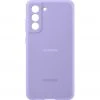 SAMSUNG Silikon Handyhülle für Galaxy S21 FE - Violett | Schützende Handy Cover
