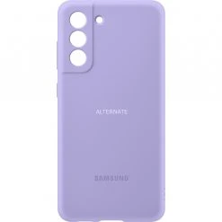 SAMSUNG Silikon Handyhülle für Galaxy S21 FE - Violett | Schützende Handy Cover