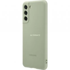SAMSUNG Silikon Handyhülle für Galaxy S21 FE - Grün | Schützende Handy Hülle -Smartphone Zubehör Verkaufsgeschäft SAMSUNG Silicone Cover Handyh lle@@1813886 3