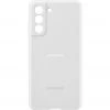 SAMSUNG Silikon Handyhülle für Galaxy S21 FE - Weiß | Schützende Handy Cover