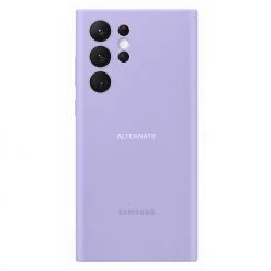 SAMSUNG Silikon Handyhülle für Galaxy S22 Ultra - Violett, Schützende Handy Hülle -Smartphone Zubehör Verkaufsgeschäft SAMSUNG Silicone Cover Handyh lle@@1824938 3