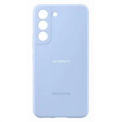 SAMSUNG Silikon Handyhülle für Galaxy S22 - Blau | Robuste Handy Hüllen
