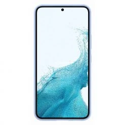 SAMSUNG Silikon Handyhülle für Galaxy S22 - Blau | Robuste Handy Hüllen -Smartphone Zubehör Verkaufsgeschäft SAMSUNG Silicone Cover Handyh lle@@1824944 2