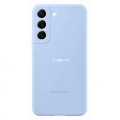 SAMSUNG Silikon Handyhülle für Galaxy S22 - Blau | Robuste Handy Hüllen -Smartphone Zubehör Verkaufsgeschäft SAMSUNG Silicone Cover Handyh lle@@1824944 3