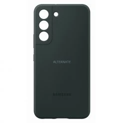 SAMSUNG Silikon Handyhülle für Galaxy S22 - Schützende Handycover in Grün