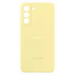 SAMSUNG Silikon Handyhülle Gelb für Galaxy S22+ | Schützende Handy Cover