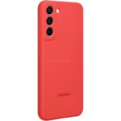 SAMSUNG Silikon Handyhülle für Galaxy S22+ (Rot) - Schützende Handy Hülle -Smartphone Zubehör Verkaufsgeschäft SAMSUNG Silicone Cover Handyh lle@@1825457 4