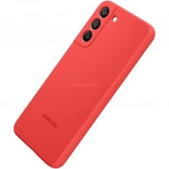 SAMSUNG Silikon Handyhülle für Galaxy S22+ (Rot) - Schützende Handy Hülle -Smartphone Zubehör Verkaufsgeschäft SAMSUNG Silicone Cover Handyh lle@@1825457 5