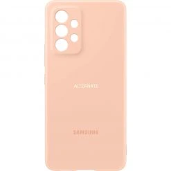 SAMSUNG Silikon Handyhülle für Galaxy A53 5G - Pfirsich | Schützende Handy Cover -Smartphone Zubehör Verkaufsgeschäft SAMSUNG Silicone Cover Handyh lle@@1834682 2