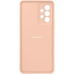 SAMSUNG Silikon Handyhülle für Galaxy A53 5G - Pfirsich | Schützende Handy Cover -Smartphone Zubehör Verkaufsgeschäft SAMSUNG Silicone Cover Handyh lle@@1834682 3