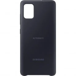 SAMSUNG Silikon Handyhülle für Galaxy A71 - Schwarz | Robuste Handy Hülle mit Premium-Schutz
