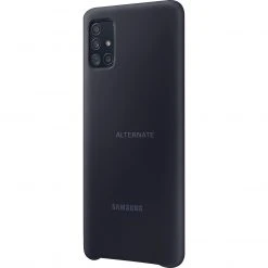SAMSUNG Silikon Handyhülle für Galaxy A71 - Schwarz | Robuste Handy Hülle mit Premium-Schutz -Smartphone Zubehör Verkaufsgeschäft SAMSUNG Silicone Cover Handyh lle@@odhwlx 2