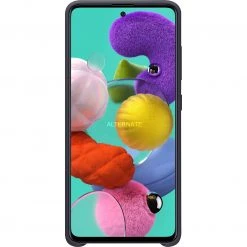 SAMSUNG Silikon Handyhülle für Galaxy A71 - Schwarz | Robuste Handy Hülle mit Premium-Schutz -Smartphone Zubehör Verkaufsgeschäft SAMSUNG Silicone Cover Handyh lle@@odhwlx 3