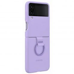 SAMSUNG Silikon Handyhülle mit Ring – Schutzhülle für Galaxy Z Flip4 (violett) -Smartphone Zubehör Verkaufsgeschäft SAMSUNG Silicone Cover mit Ring Handyh lle@@1865805 2