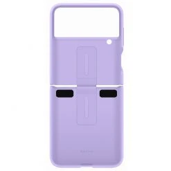 SAMSUNG Silikon Handyhülle mit Ring – Schutzhülle für Galaxy Z Flip4 (violett) -Smartphone Zubehör Verkaufsgeschäft SAMSUNG Silicone Cover mit Ring Handyh lle@@1865805 3