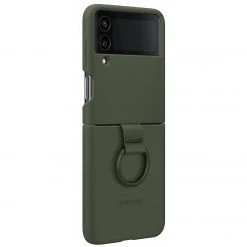 SAMSUNG Silikon Handyhülle mit Ring – Schutzhülle für Galaxy Z Flip4 (Grün) -Smartphone Zubehör Verkaufsgeschäft SAMSUNG Silicone Cover mit Ring Handyh lle@@1865827 2