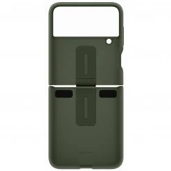 SAMSUNG Silikon Handyhülle mit Ring – Schutzhülle für Galaxy Z Flip4 (Grün) -Smartphone Zubehör Verkaufsgeschäft SAMSUNG Silicone Cover mit Ring Handyh lle@@1865827 3