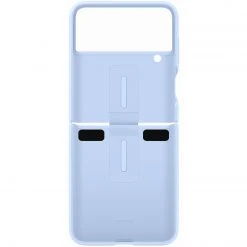 SAMSUNG Silikon Handyhülle mit Ring – Schutzhülle für Galaxy Z Flip4 (hellblau) -Smartphone Zubehör Verkaufsgeschäft SAMSUNG Silicone Cover mit Ring Handyh lle@@1865879 3