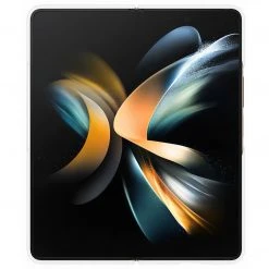 SAMSUNG Silicone Grip Cover Handyhülle für Galaxy Z Fold4 - Weiß/Orange | Robuster Schutz & Griffigkeit -Smartphone Zubehör Verkaufsgeschäft SAMSUNG Silicone Grip Cover Handyh lle@@1865889 3