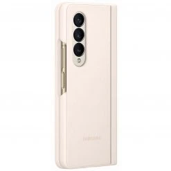 SAMSUNG Slim Standing Cover Handyhülle für Galaxy Z Fold4 - Beige | Schützende & Stylische Hülle