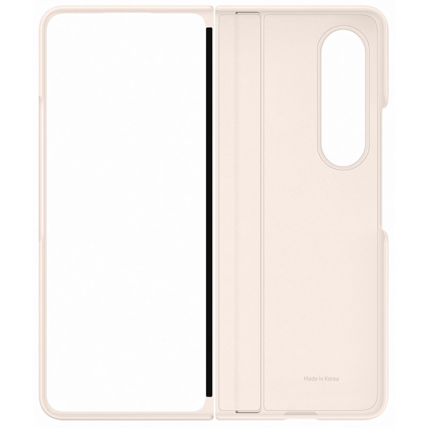 SAMSUNG Slim Standing Cover Handyhülle für Galaxy Z Fold4 - Beige | Schützende & Stylische Hülle 5 SAMSUNG Slim Standing Cover Handyhülle für Galaxy Z Fold4 - Beige | Schützende & Stylische Hülle – Bild 5