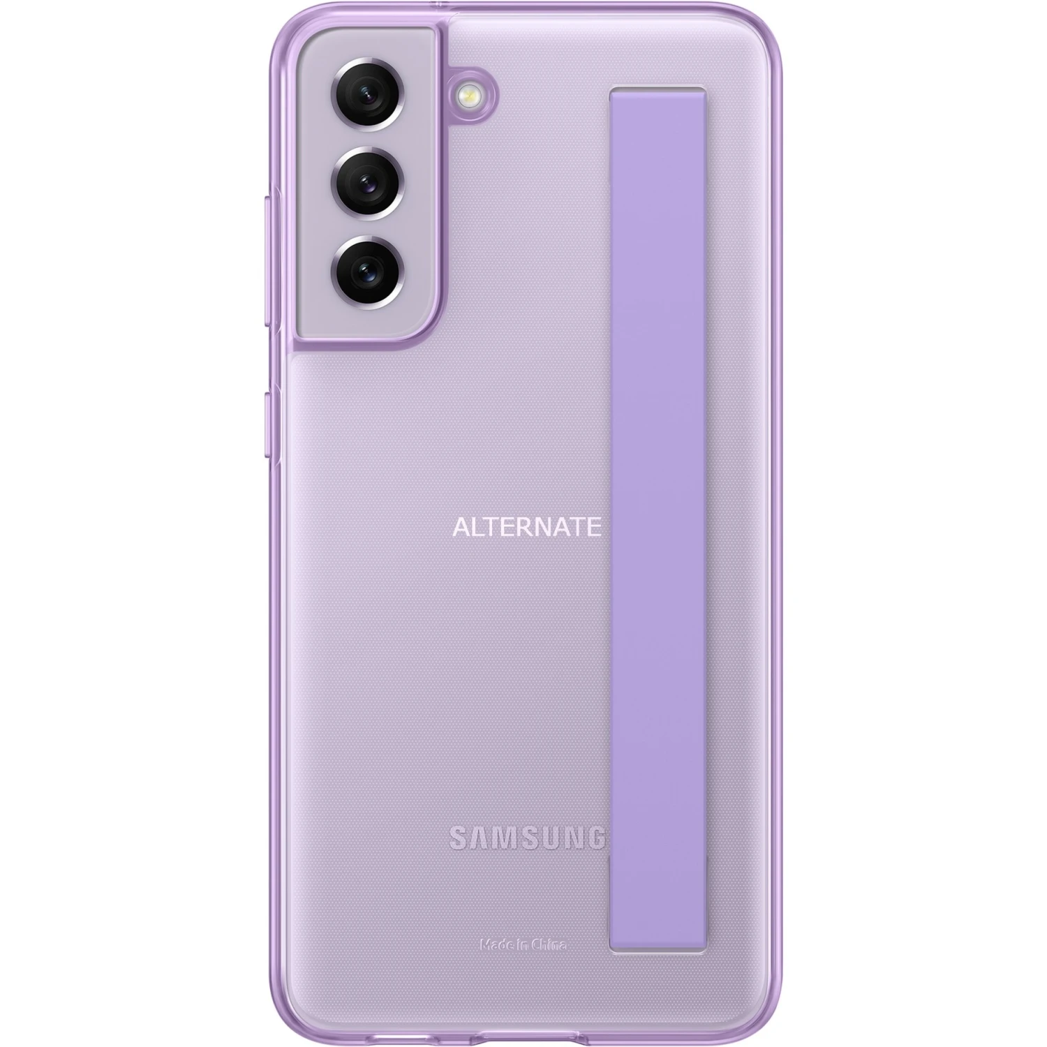 SAMSUNG Slim Strap Cover für Galaxy S21 FE - Violett/Gelb | Schutzhülle mit Trageband 3 SAMSUNG Slim Strap Cover für Galaxy S21 FE - Violett/Gelb | Schutzhülle mit Trageband – Bild 3