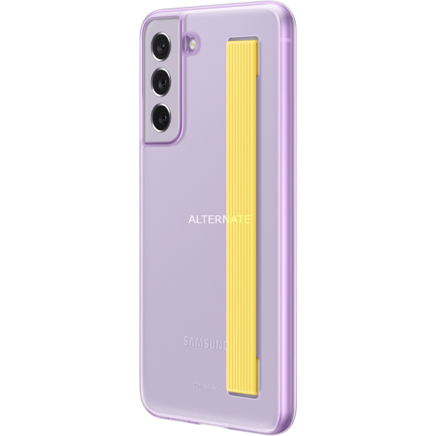 SAMSUNG Slim Strap Cover für Galaxy S21 FE - Violett/Gelb | Schutzhülle mit Trageband 4 SAMSUNG Slim Strap Cover für Galaxy S21 FE - Violett/Gelb | Schutzhülle mit Trageband – Bild 4