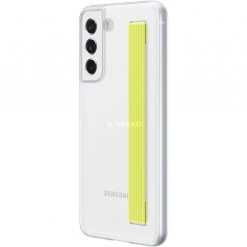 SAMSUNG Slim Strap Cover für Galaxy S21 FE - Weiß/Gelb | Schutzhülle mit Tragegurt -Smartphone Zubehör Verkaufsgeschäft SAMSUNG Slim Strap Cover Handy@@1813986 3