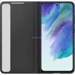 SAMSUNG Smart Clear View Cover Handyhülle für Galaxy S21 FE - Schwarz -Smartphone Zubehör Verkaufsgeschäft SAMSUNG Smart Clear View Cover Handyh lle@@1813988 2