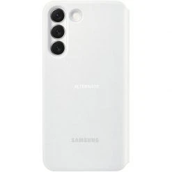 SAMSUNG Smart Clear View Cover Handyhülle (weiß) für Galaxy S22 - Schutzhülle mit Klarsichtdeckel -Smartphone Zubehör Verkaufsgeschäft SAMSUNG Smart Clear View Cover Handyh lle@@1824303 2