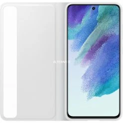 SAMSUNG Smart Clear View Handyhülle für Galaxy S21 FE - Weiß | Schutzhülle mit Klarsichtdeckel -Smartphone Zubehör Verkaufsgeschäft SAMSUNG Smart Clear View Handyh lle@@1813992 2