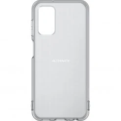 SAMSUNG Galaxy A13 Handyhülle - Soft Clear Cover (schwarz) - Schützende Handy Hülle