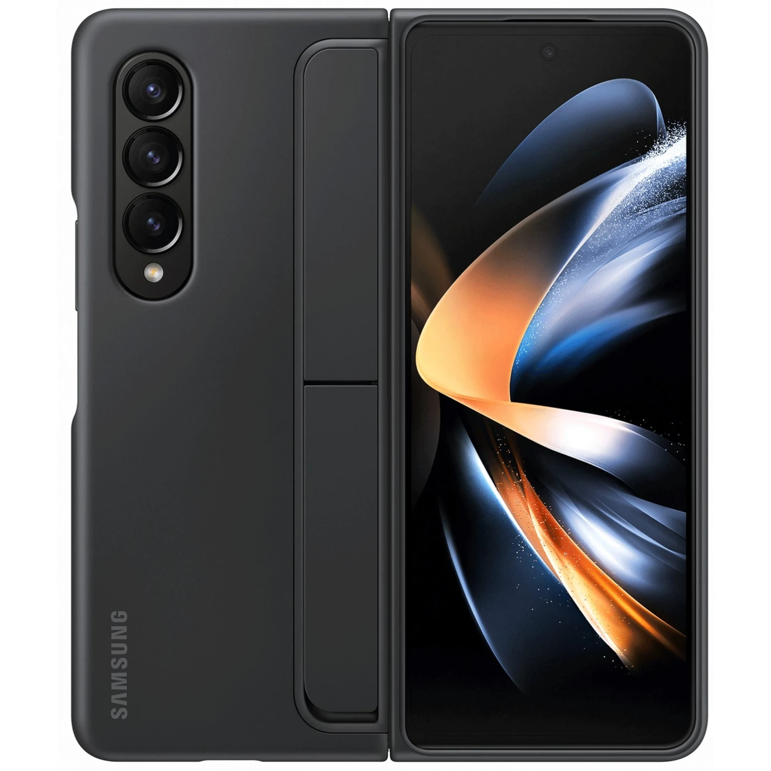 SAMSUNG Standing Cover Mit Pen Handyhülle für Galaxy Z Fold4 - Schwarz 4 SAMSUNG Standing Cover Mit Pen Handyhülle für Galaxy Z Fold4 - Schwarz – Bild 4