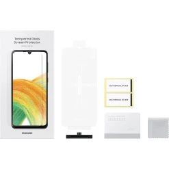 SAMSUNG Tempered Glass Screen Protector ET-FA336 für Galaxy A33 5G | Transparente Displayschutzfolie -Smartphone Zubehör Verkaufsgeschäft SAMSUNG Tempered Glass Screen Protector ET FA336 Schutzfolie@@1834543 2