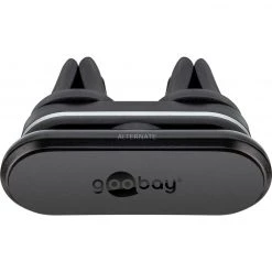 Goobay Doppelmagnethalter für Handys - Stabile Halterung (schwarz)