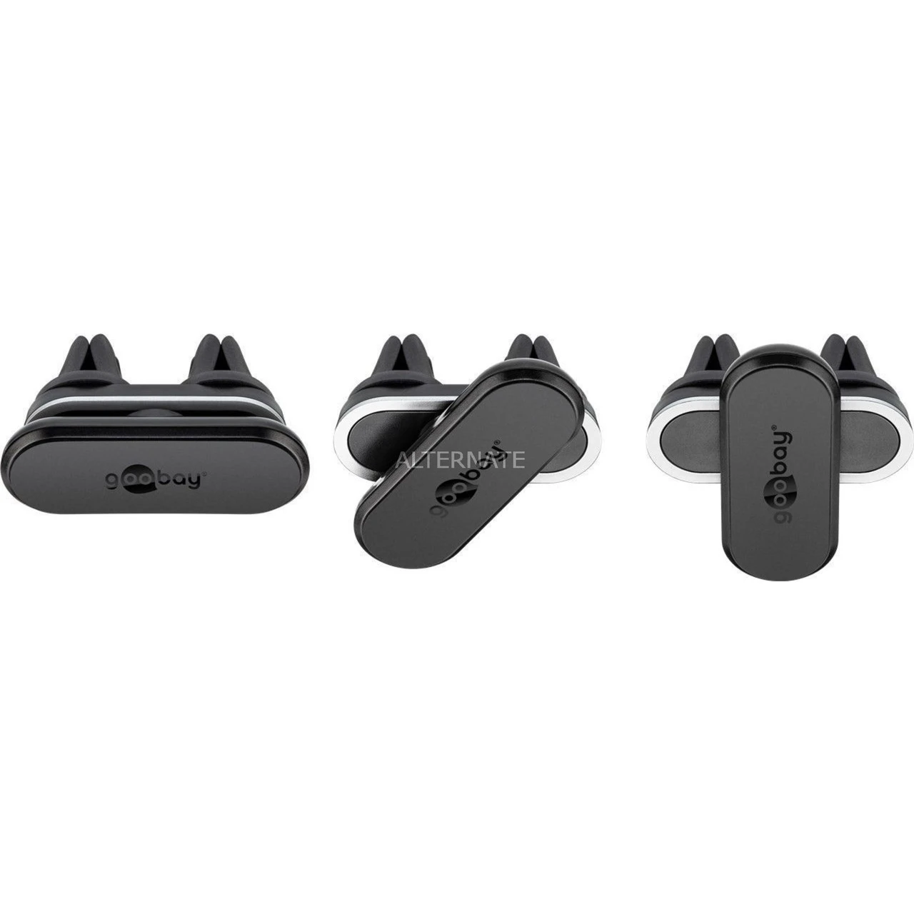 Goobay Doppelmagnethalter für Handys - Stabile Halterung (schwarz) 4 Goobay Doppelmagnethalter für Handys - Stabile Halterung (schwarz) – Bild 4