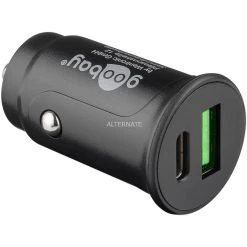 Goobay Dual-USB Auto Schnellladegerät USB-C PD (Power Delivery) - Schwarz - Schnelles Laden im Auto 6 Goobay Dual-USB Auto Schnellladegerät USB-C PD (Power Delivery) - Schwarz - Schnelles Laden im Auto -Smartphone Zubehör Verkaufsgeschäft goobay Dual USB Auto Schnellladeger t USB C PD Power Delivery @@1807245 2