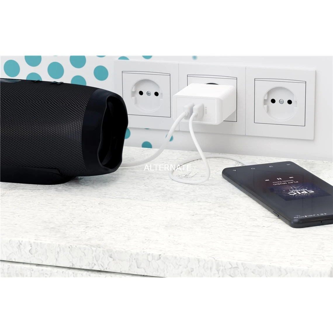 Goobay Dual-USB Schnellladegerät QC3.0 28W - Weiß | Schnelles Aufladen für Smartphones & Tablets 5 Goobay Dual-USB Schnellladegerät QC3.0 28W - Weiß | Schnelles Aufladen für Smartphones & Tablets – Bild 5