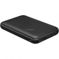 Goobay Powerbank Kompakt 5.000 mAh - Schwarz | Tragbarer Akku für Smartphones & Tablets -Smartphone Zubehör Verkaufsgeschäft goobay Powerbank kompakt 5 000 mAh@@1821942 3