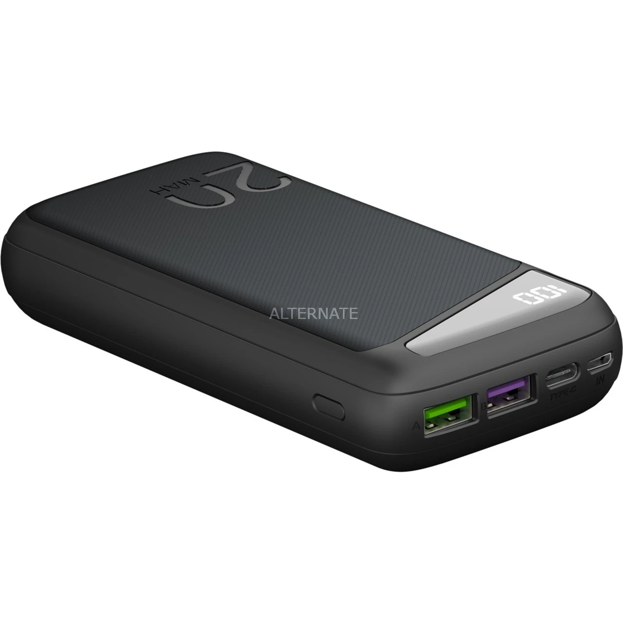 Goobay Schnelllade-Powerbank 20.000 mAh - Schwarz | USB-C PD & QC 3.0 | Hochleistungs-Powerbank 4 Goobay Schnelllade-Powerbank 20.000 mAh - Schwarz | USB-C PD & QC 3.0 | Hochleistungs-Powerbank – Bild 4