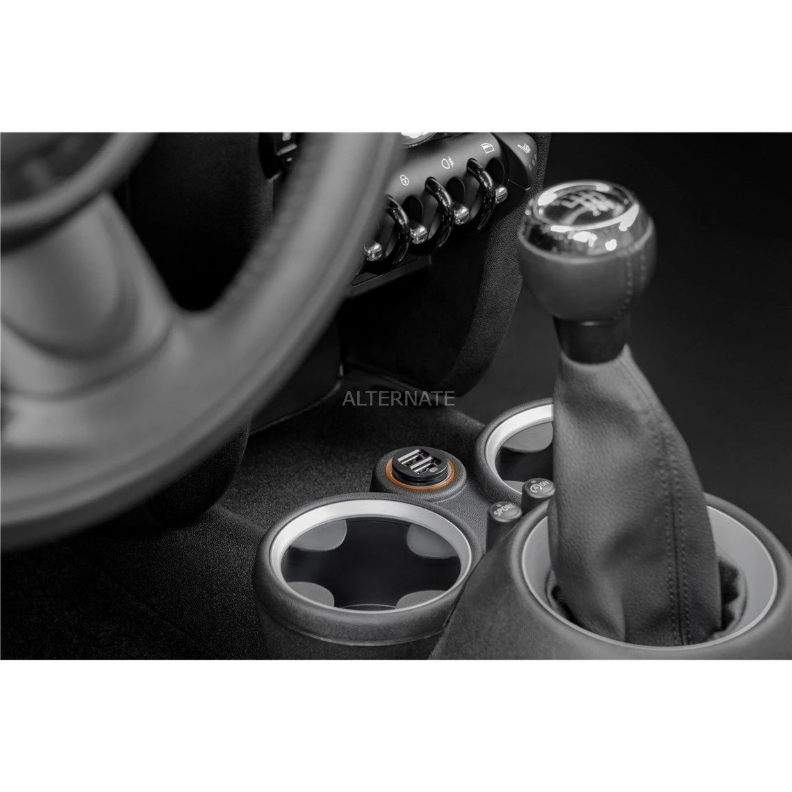 Goobay USB Type-C Auto-Ladeset 2,4 A - Schnellladegerät für Handys (schwarz) – Bild 4